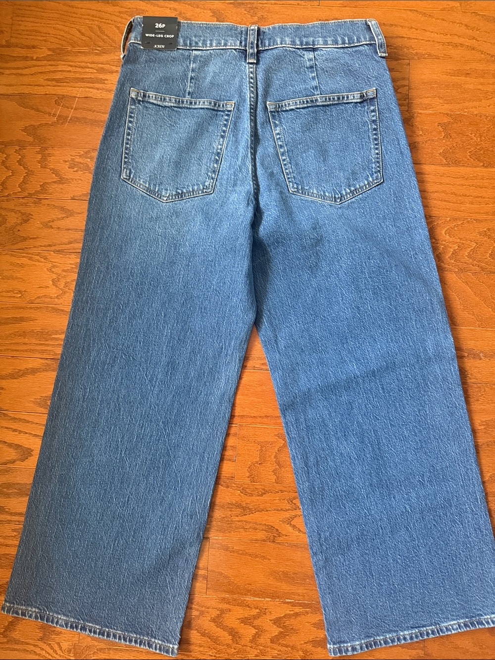 NWT J. Crew Wide-leg cropped patch-pocket jean in all-day stretch - Picture 7 of 12